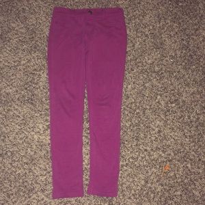 Pink jeggings